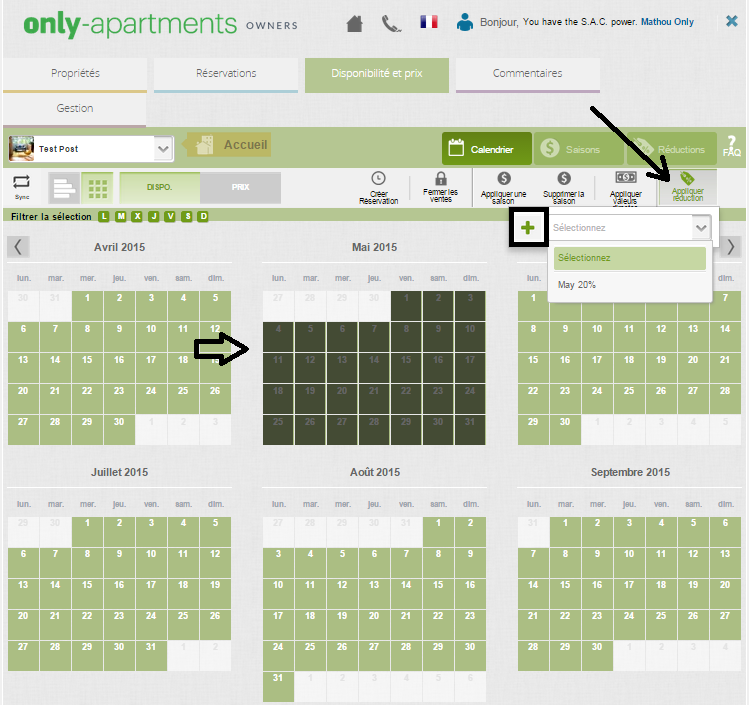 1 FR seleccionar fechas
