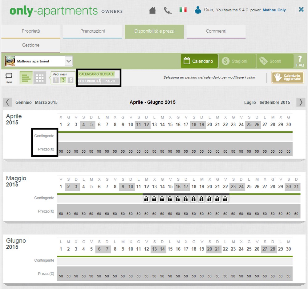 2 IT Opciones calendario