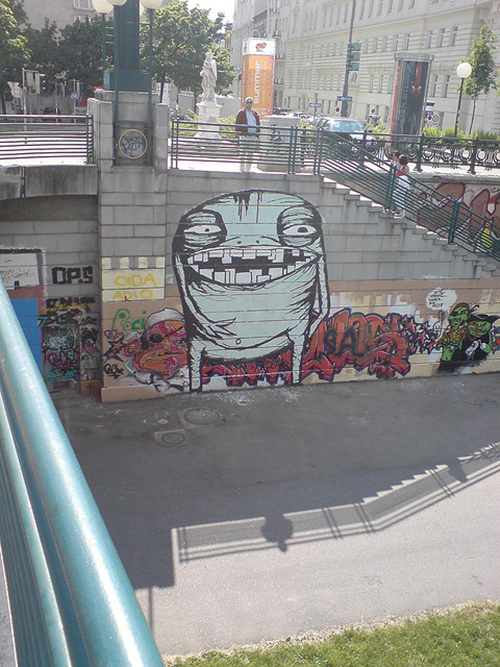 Arte callejero en Viena Arte callejero en Viena