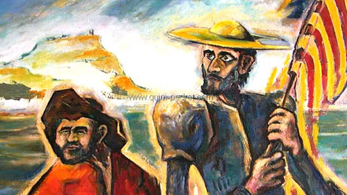 De paseo por Barcelona: El Quijote en Barcelona De paseo por Barcelona: El Quijote en Barcelona