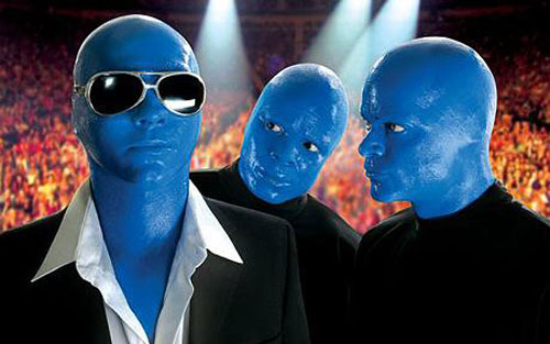 Blue Man Group en el Bluemax Theatre de Berlín