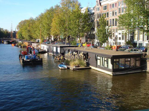 Las Casas Flotantes en Ámsterdam