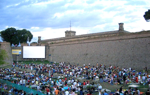 Cine al aire libre en Barcelona, Sala Montjuic Cine al aire libre en Barcelona, Sala Montjuic
