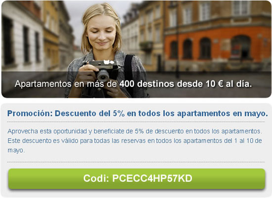 Descuento Only-Apartments Mayo Descuento Only-Apartments Mayo