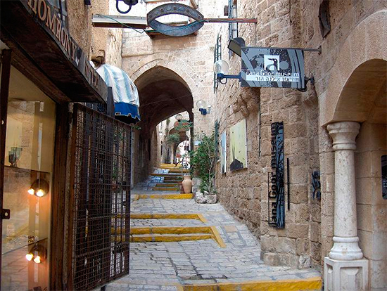 El barrio de la Ciudad Antigua de Jaffa, Tel Aviv El barrio de la Ciudad Antigua de Jaffa, Tel Aviv