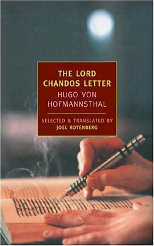 Lord Chandos y La Viena de Hugo Von Hofmannsthal Lord Chandos y La Viena de Hugo Von Hofmannsthal