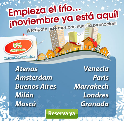 Empieza el frío... ¡noviembre ya está aquí!