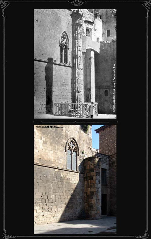 El templo de Augusto en Barcelona