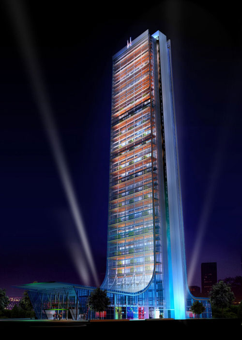 La torre Sapphire de Estambul La torre Sapphire de Estambul