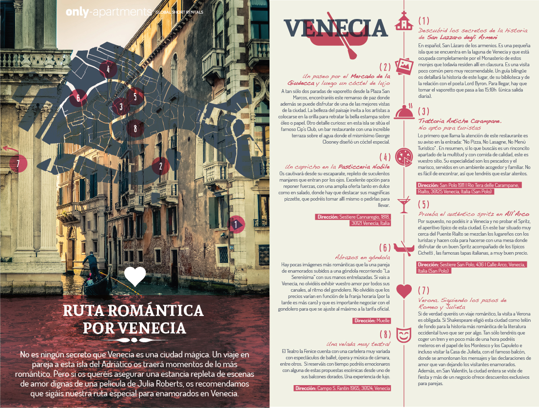 RUTA ROMÁNTICA POR VENECIA