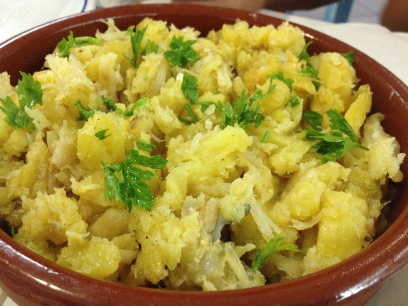 Bacalao con patatas fritas