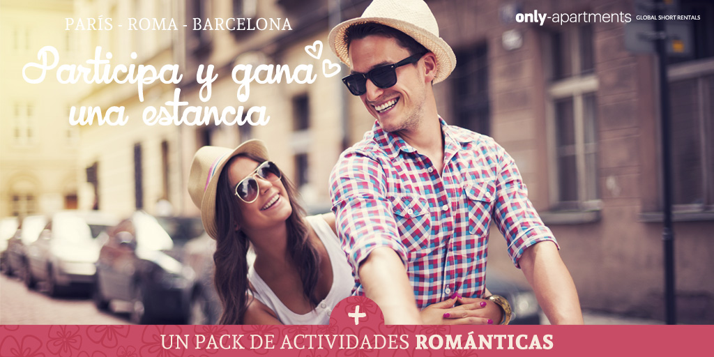 Sorteo San Valentín: gana una estancia + un pack romántico Sorteo San Valentín: gana una estancia + un pack romántico